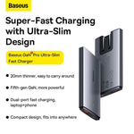 Baseus 65W GaN5 Pro Ultra-Slim USB C Fast Charger Power Bank