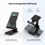2 in 1 Telescopic Wireless Charging Mobile Phone Holder