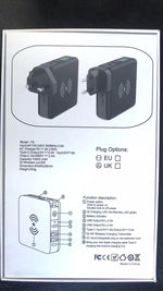 3 In 1 Wireless Charging 10000mah Power Bank Wall Charger With Built In Cable