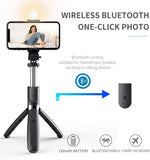 3 in 1 Bluetooth Selfie Stick with Tripod Stand