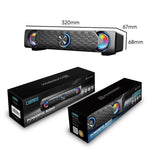 AudioBox AudioBar U250 Powerful Audio Sound Bar With LED Light Effects
